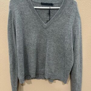 Jenni Kayne Flynn Cashmere Grey Sweater